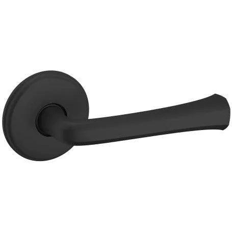 Baldwin 5112 Lever with 5075 Rosette Satin Black