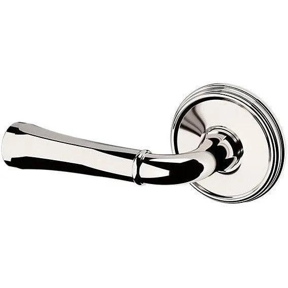 Baldwin Estate 5113 Left Handed Half Dummy Lever with 5078 Rosette in Lifetime Polished Nickel finish