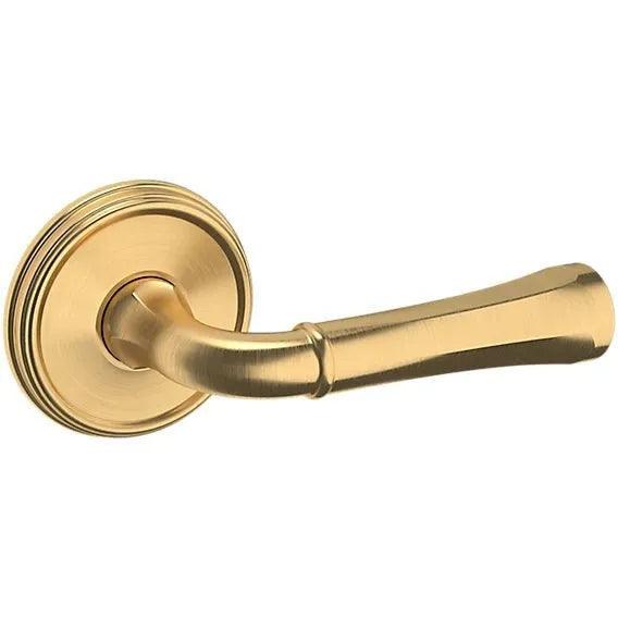 Baldwin Estate 5113 Right Handed Half Dummy Lever with 5078 Rosette in Lifetime Satin Brass finish