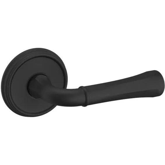 Baldwin Estate 5113 Right Handed Half Dummy Lever with 5078 Rosette in Satin Black finish