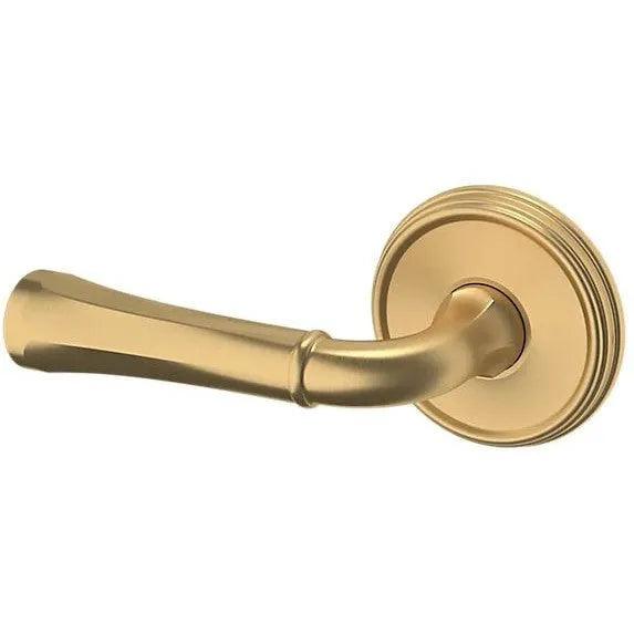 Baldwin Estate 5113 Left Handed Half Dummy Lever with 5078 Rosette in Vintage Brass finish