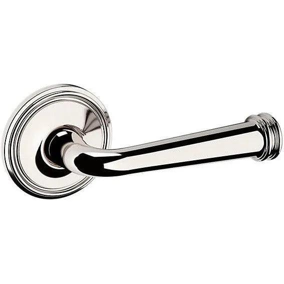 Baldwin Estate 5116 Right Handed Half Dummy Lever with 5070 Rosette in Lifetime Polished Nickel finish