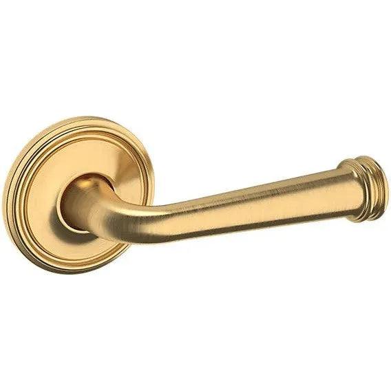 Baldwin Estate 5116 Right Handed Half Dummy Lever with 5070 Rosette in Lifetime Satin Brass finish