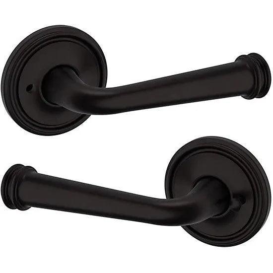 Baldwin Estate 5116 Privacy Lever with 5070 Rosette in Oil Rubbed Bronze finish