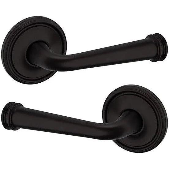 Baldwin Estate 5116 Full Dummy Lever with 5070 Rosette in Oil Rubbed Bronze finish