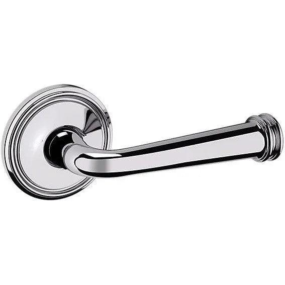 Baldwin Estate 5116 Right Handed Half Dummy Lever with 5070 Rosette in Polished Chrome finish