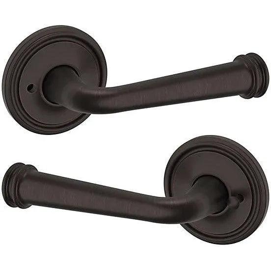 Baldwin Estate 5116 Privacy Lever with 5070 Rosette in Venetian Bronze finish