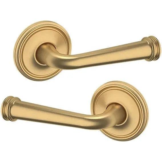 Baldwin Estate 5116 Full Dummy Lever with 5070 Rosette in Vintage Brass finish