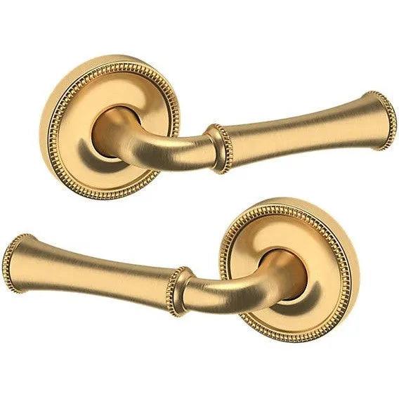 Baldwin Estate 5118 Passage Lever with 5076 Rosette in Lifetime Satin Brass finish