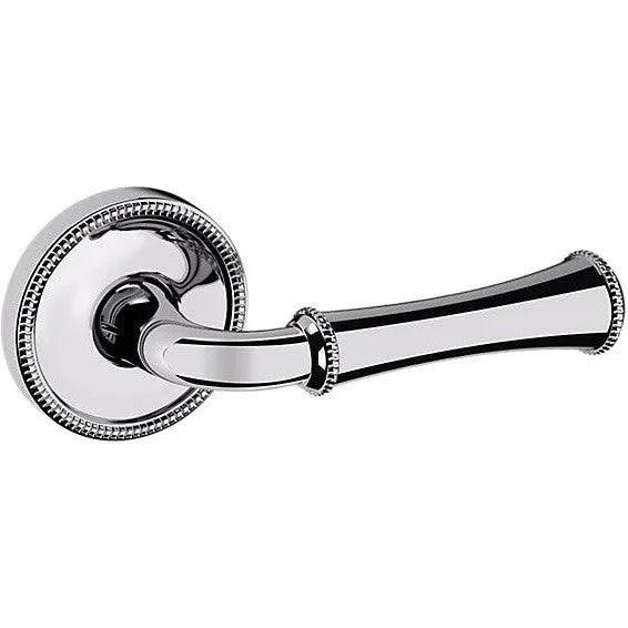 Baldwin Estate 5118 Right Handed Half Dummy Lever with 5076 Rosette in Polished Chrome finish