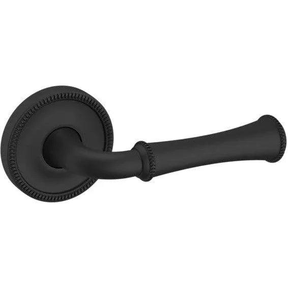 Baldwin Estate 5118 Right Handed Half Dummy Lever with 5076 Rosette in Satin Black finish