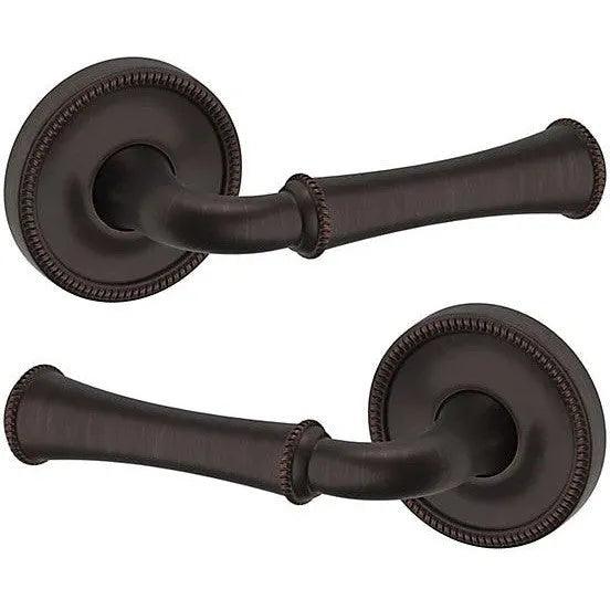 Baldwin Estate 5118 Passage Lever with 5076 Rosette in Venetian Bronze finish
