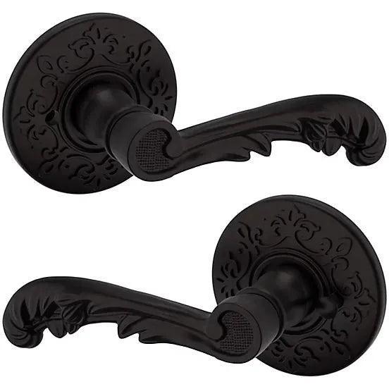 Baldwin Estate 5121 Privacy Lever with R012 Rosette in Oil Rubbed Bronze finish