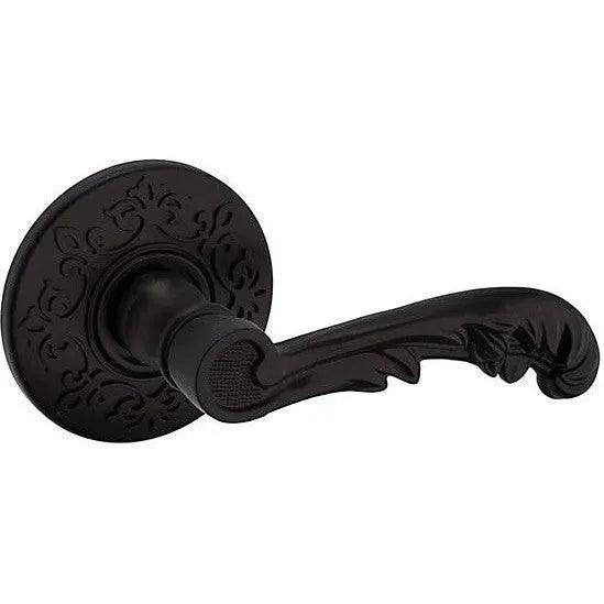 Baldwin Estate 5121 Right Handed Half Dummy Lever with R012 Rosette in Oil Rubbed Bronze finish