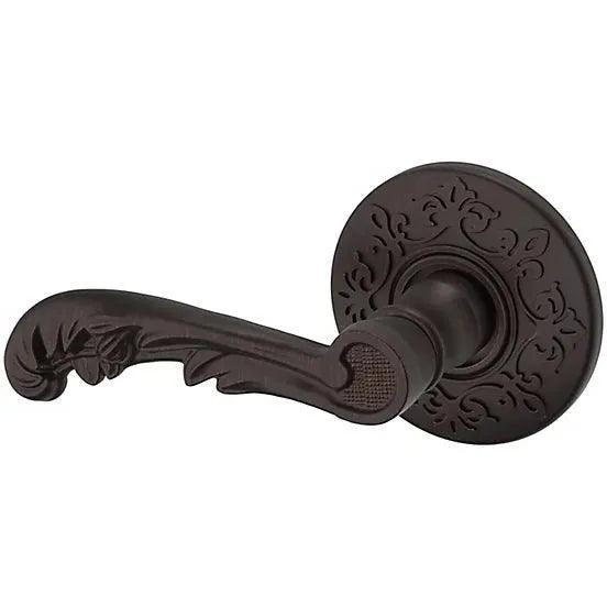 Baldwin Estate 5121 Left Handed Half Dummy Lever with R012 Rosette in Venetian Bronze finish