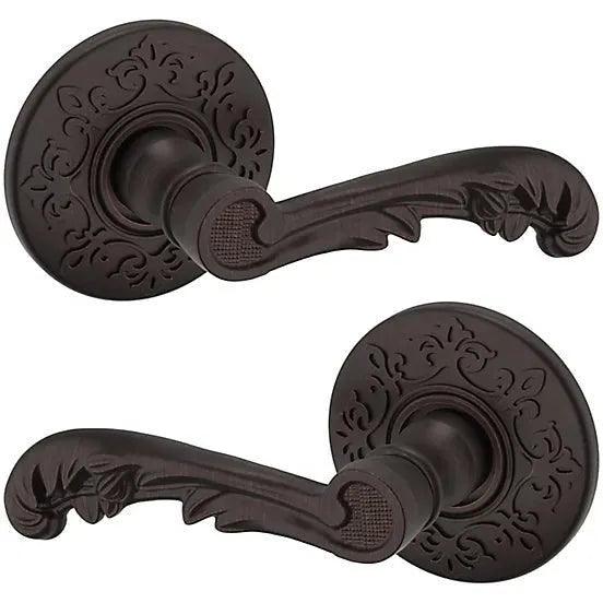 Baldwin Estate 5121 Passage Lever with R012 Rosette in Venetian Bronze finish