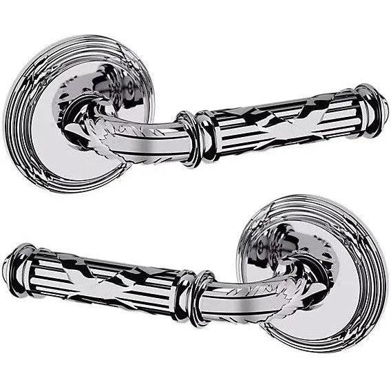 Baldwin 5122 Edinburgh Lever with 5022 Rosette Polished Chrome