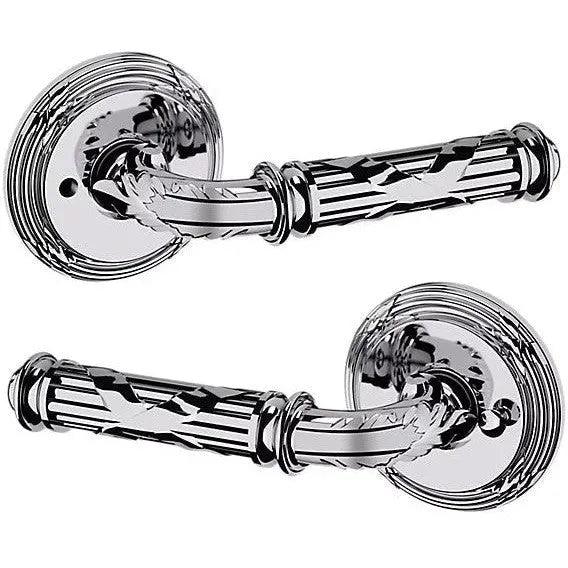 Baldwin 5122 Edinburgh Lever with 5022 Rosette Polished Chrome