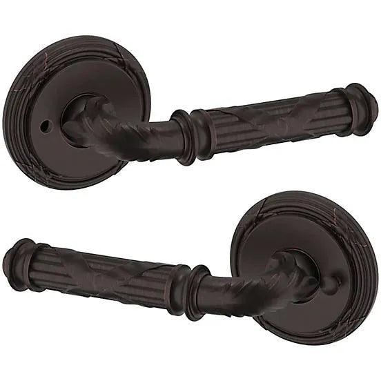 Baldwin 5122 Edinburgh Lever with 5022 Rosette Venetian Bronze