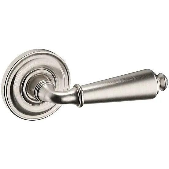 Baldwin Estate 5125 Right Handed Half Dummy Lever with 5048 Rosette in Lifetime Satin Nickel finish