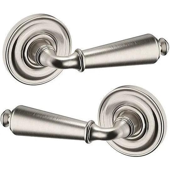 Baldwin Estate 5125 Full Dummy Lever with 5048 Rosette in Lifetime Satin Nickel finish