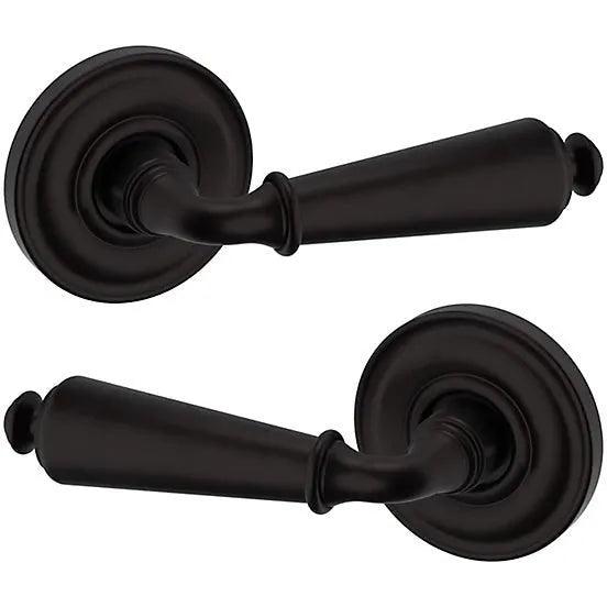 Baldwin Estate 5125 Passage Lever with 5048 Rosette in Oil Rubbed Bronze finish