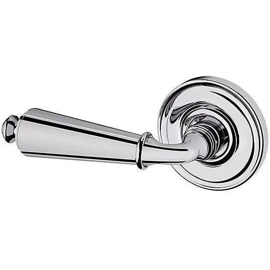 Baldwin Estate 5125 Left Handed Half Dummy Lever with 5048 Rosette in Polished Chrome finish