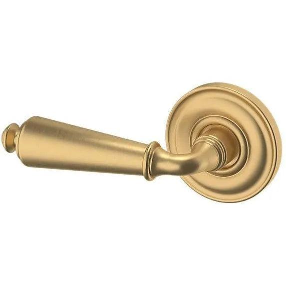 Baldwin Estate 5125 Left Handed Half Dummy Lever with 5048 Rosette in Vintage Brass finish
