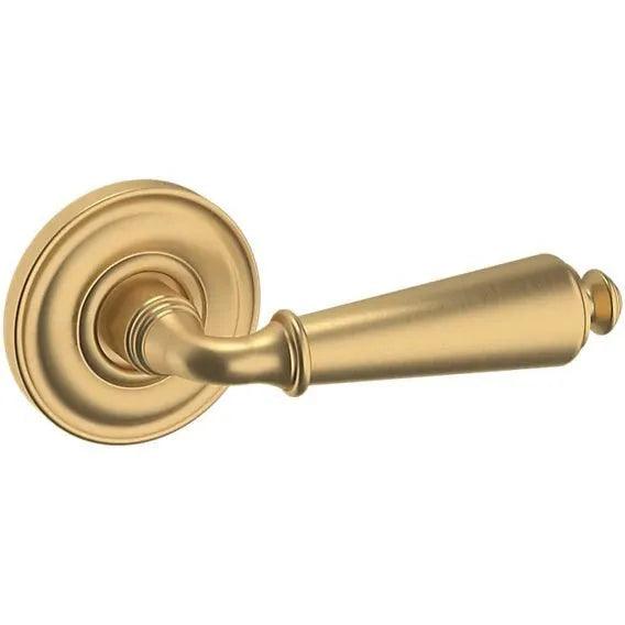 Baldwin Estate 5125 Right Handed Half Dummy Lever with 5048 Rosette in Vintage Brass finish