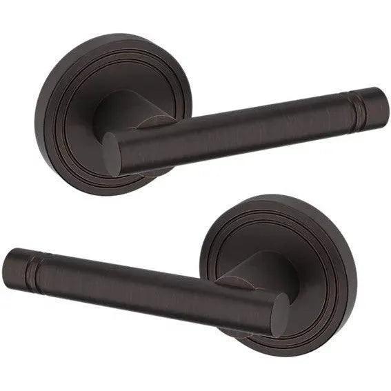 Baldwin Estate 5138 Passage Lever with 5047 Rosette in Venetian Bronze finish