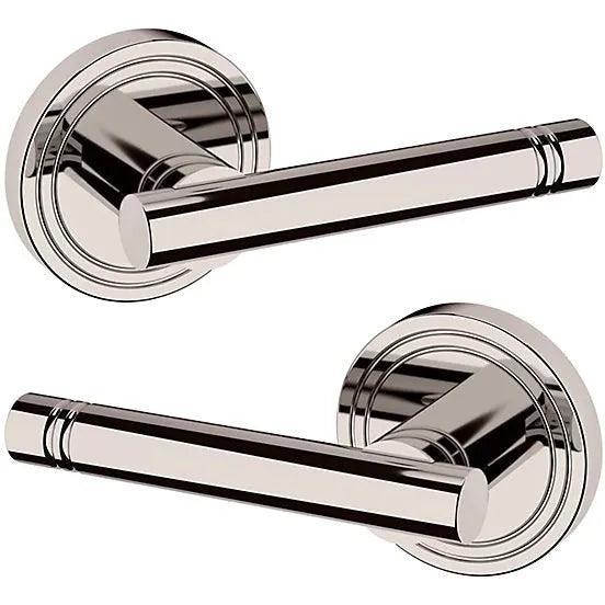Baldwin Estate 5138 Full Dummy Lever with 5047 Rosette in Lifetime Polished Nickel finish