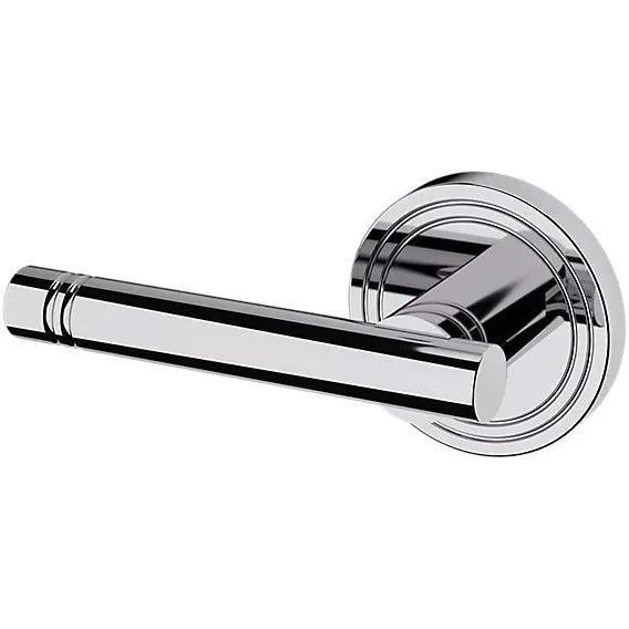 Baldwin Estate 5138 Left Handed Half Dummy Lever with 5047 Rosette in Polished Chrome finish