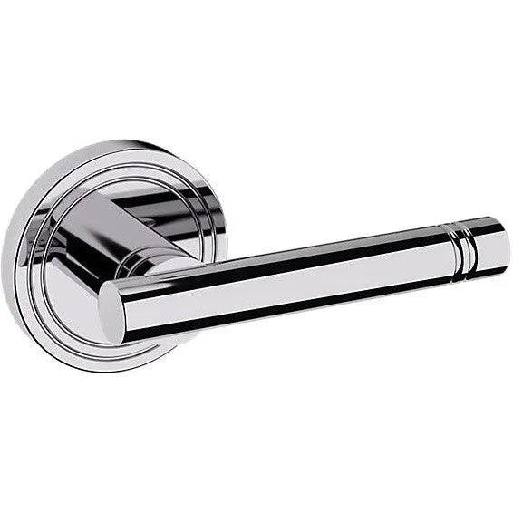 Baldwin Estate 5138 Right Handed Half Dummy Lever with 5047 Rosette in Polished Chrome finish