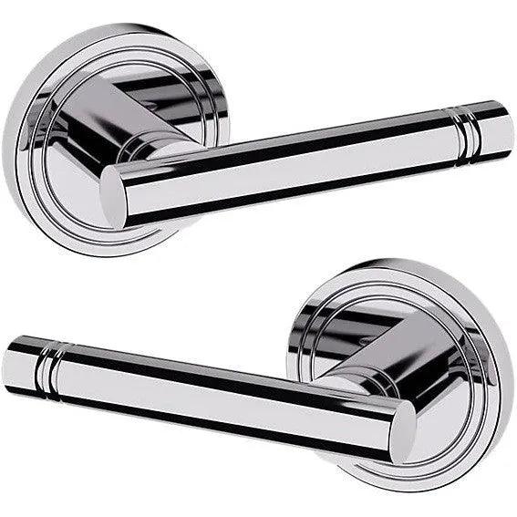 Baldwin Estate 5138 Full Dummy Lever with 5047 Rosette in Polished Chrome finish