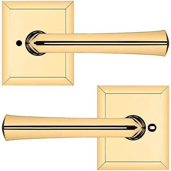 Baldwin 5141 Lever with R033 Lifetime Polished Brass