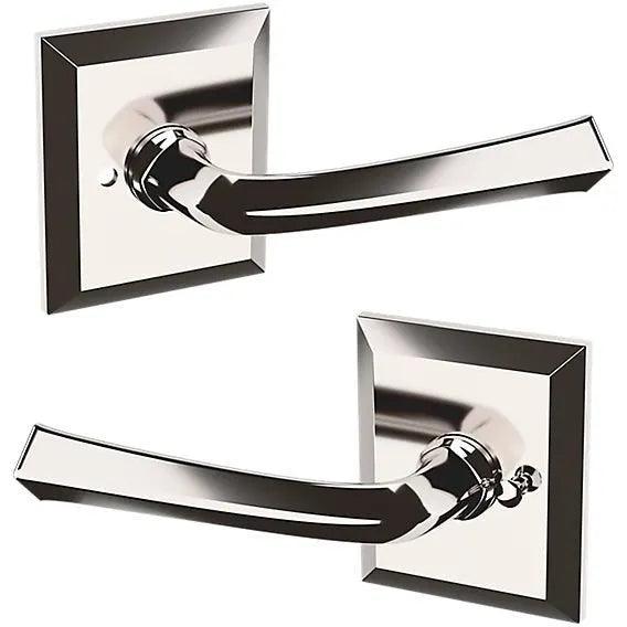 Baldwin 5141 Lever with R033 Lifetime Polished Nickel