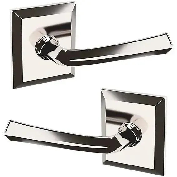 Baldwin 5141 Lever with R033 Rosette in Lifetime Polished Nickel finish