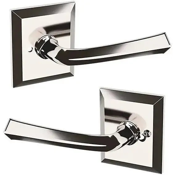 Baldwin 5141 Lever with R033 Rosette in Lifetime Polished Nickel finish