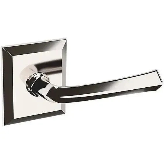 Baldwin 5141 Lever with R033 Rosette in Lifetime Polished Nickel finish