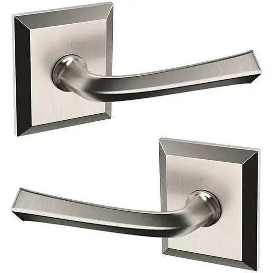 Baldwin 5141 Lever with R033 Rosette in Lifetime Satin Nickel finish
