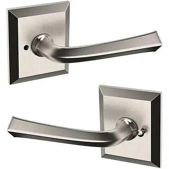Baldwin 5141 Lever with R033 Rosette in Lifetime Satin Nickel finish