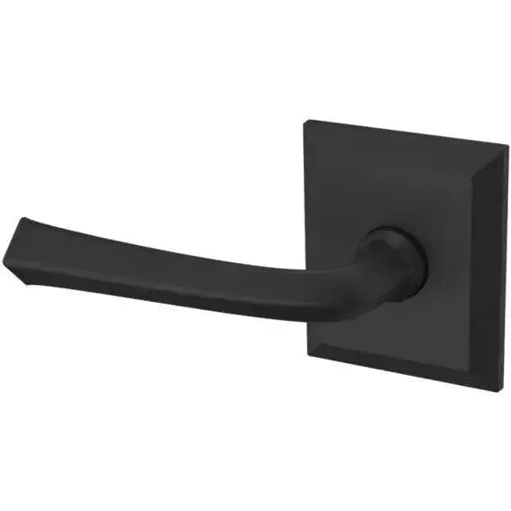 Baldwin 5141 Lever with R033 Rosette in Satin Black finish