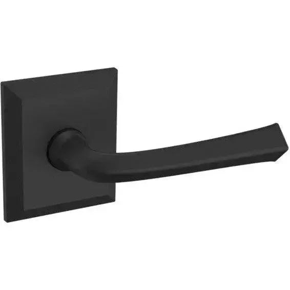 Baldwin 5141 Lever with R033 Rosette in Satin Black finish