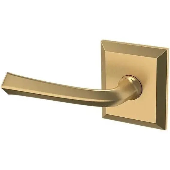 Baldwin 5141 Lever with R033 Rosette in Vintage Brass finish
