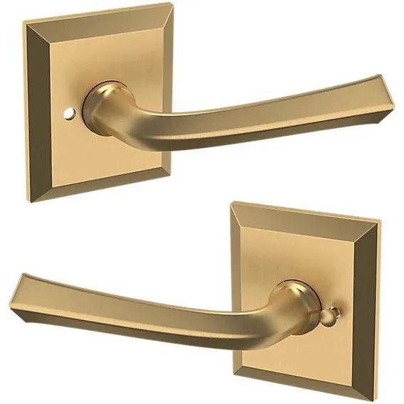 Baldwin 5141 Lever with R033 Vintage Brass