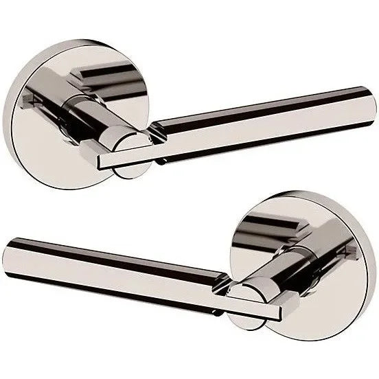 Baldwin Estate 5161 Full Dummy Lever with 5046 Rosette in Lifetime Polished Nickel finish