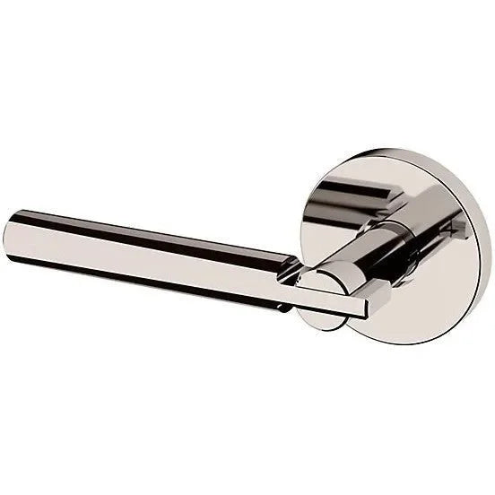 Baldwin Estate 5161 Left Handed Half Dummy Lever with 5046 Rosette in Lifetime Polished Nickel finish
