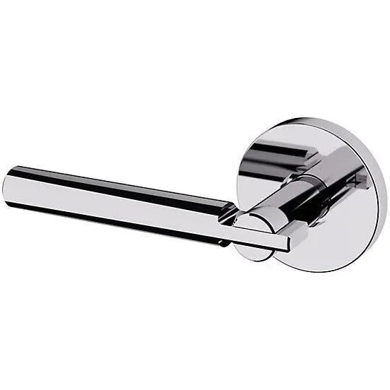 Baldwin Estate 5161 Left Handed Half Dummy Lever with 5046 Rosette in Polished Chrome finish