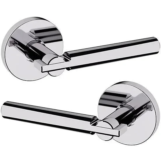 Baldwin Estate 5161 Passage Lever with 5046 Rosette in Polished Chrome finish