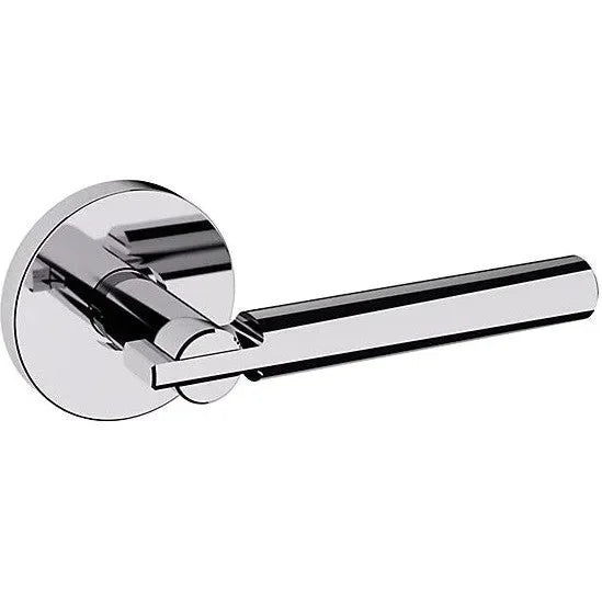 Baldwin Estate 5161 Right Handed Half Dummy Lever with 5046 Rosette in Polished Chrome finish